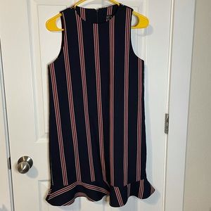 ZARA TRF vertical striped sleeveless dress sz S